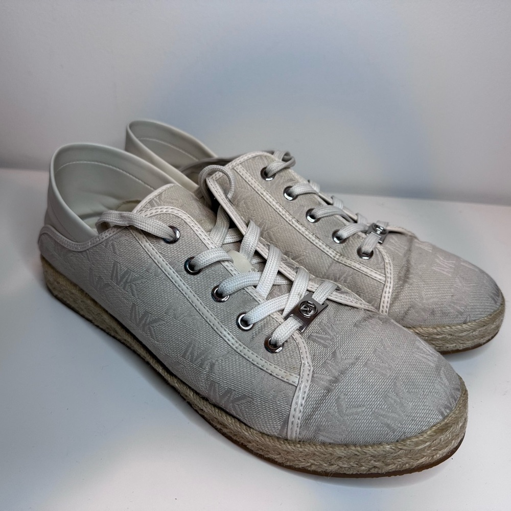 Michael Kors Libby Logo Jacquard Collapsible-Heel Sneakers